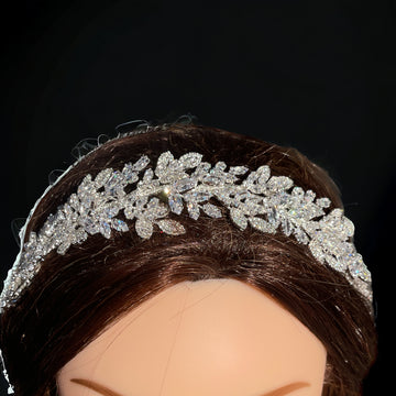 Beit Hanoun Bridal crystal headpiece