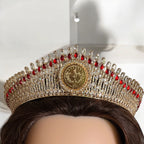 Ramallah Gold and Red crown