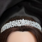 Bir~Zeit Zircon Stone Bridal Crown