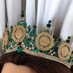 Dheisheh II Green and Gold crown