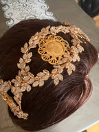 Ayn al-Baydah Gold and Honey three coins headband