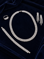 Turmusaya three layers zircon Jewelry set
