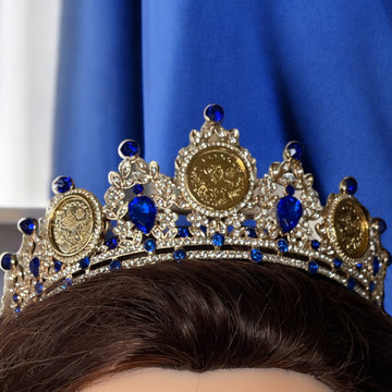 Al-Tira Blue and gold crown