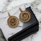 Al Jeab II coins earrings