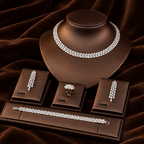 Turmusaya three layers zircon Jewelry set