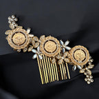 Beit Sahour Gold coin comb hair piece