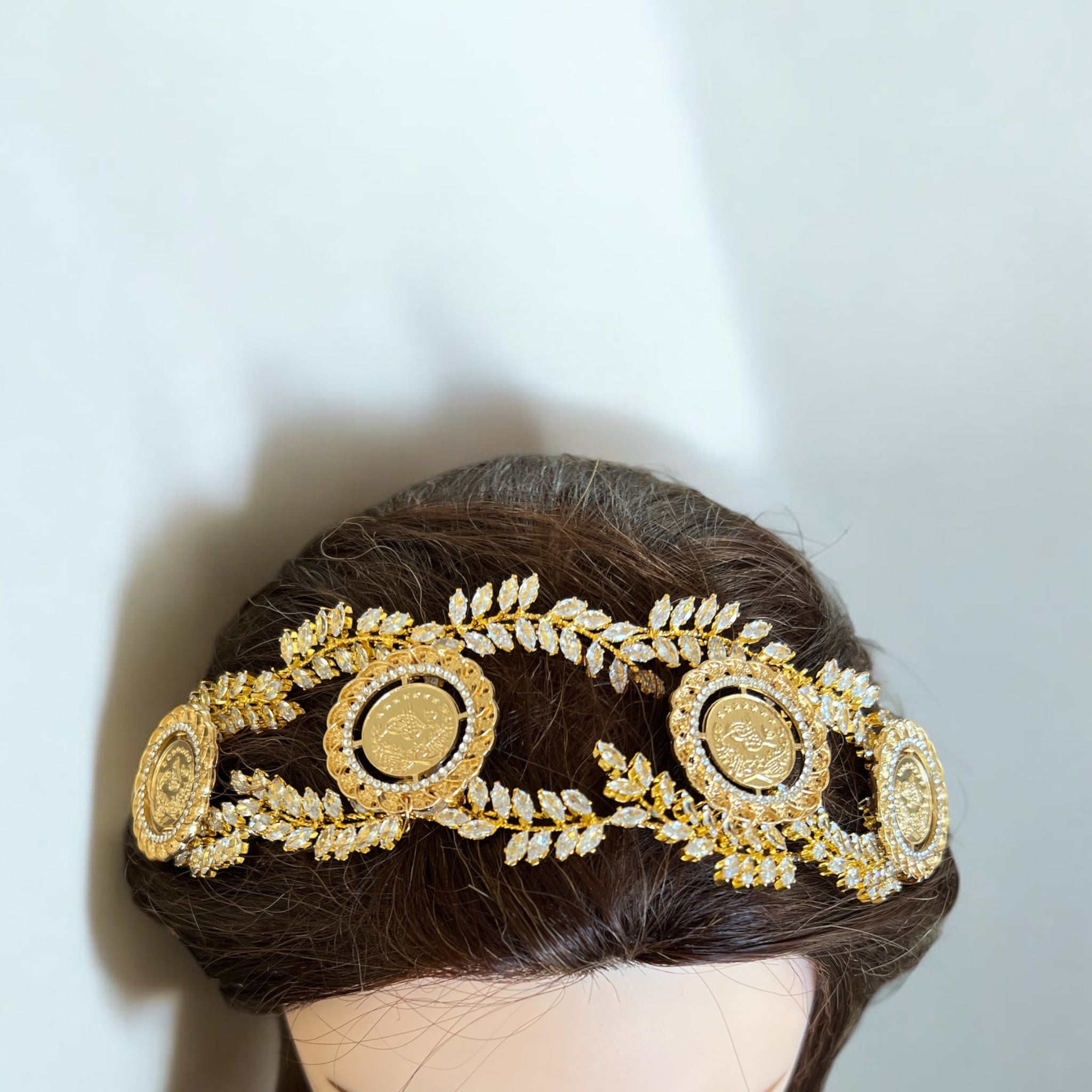 Artas four coins crystal headpiece