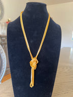 Jalamah 2meters zarad 21K Pleated Gold