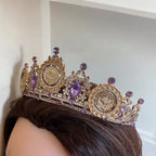Akka ll Purple and Gold crown