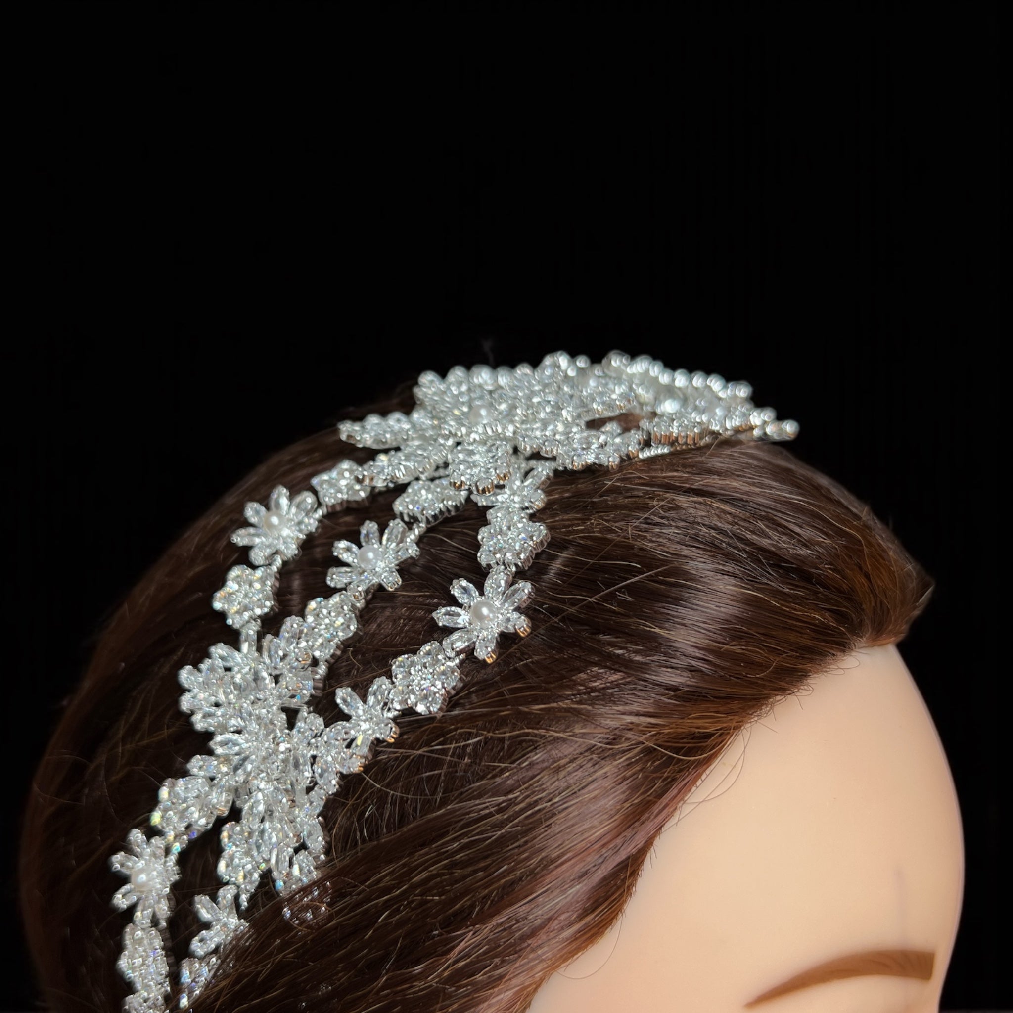 Zerin crystal Bride headband