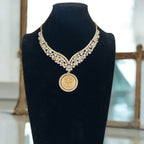 Halhul II big coin necklace