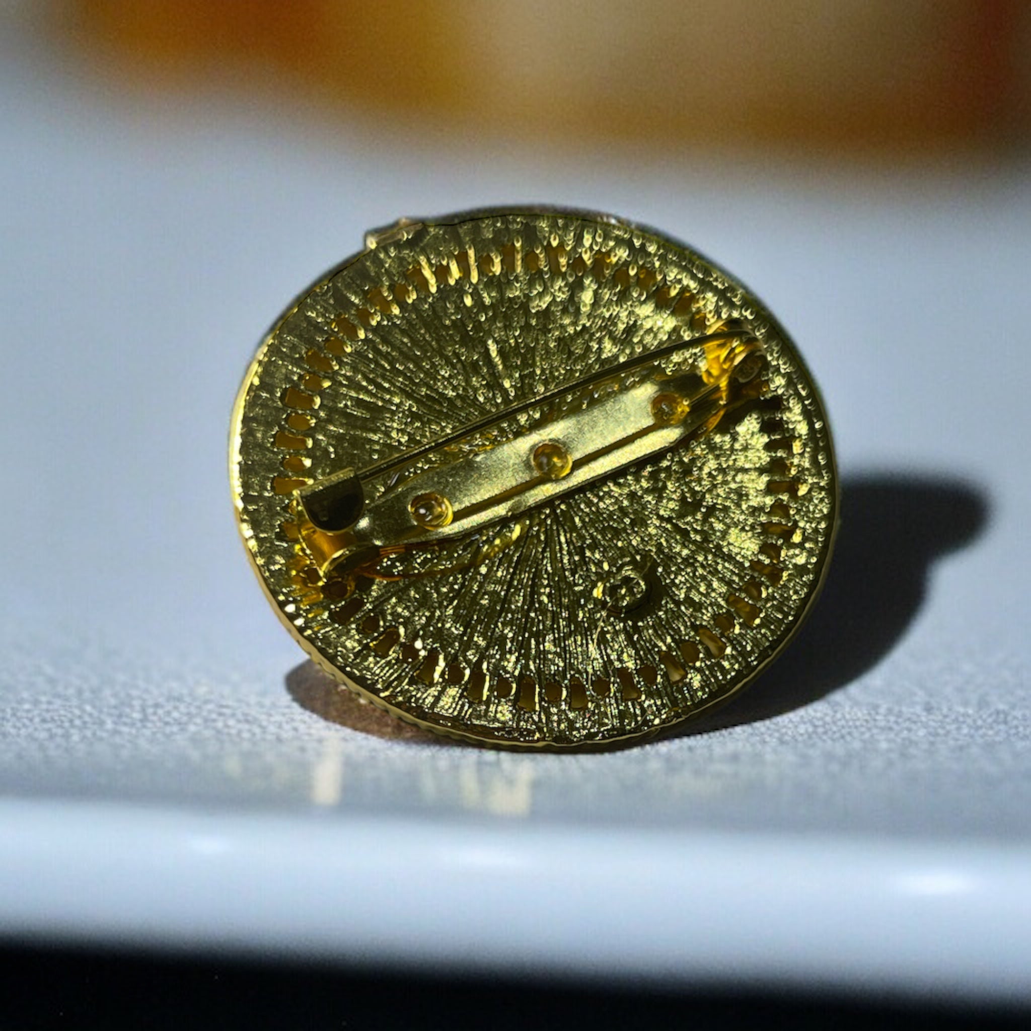 Ayn Siniya Lira coin gold brooch design High-quality Jewelry