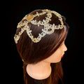 Sinjil coins crystal headpiece high quality materials