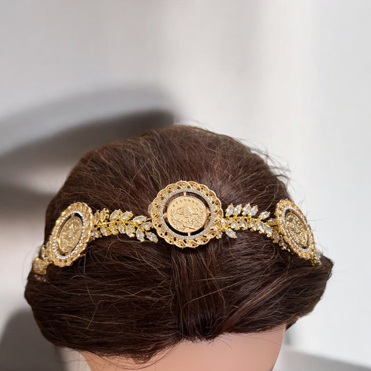 Nahhalin three coins  gold headpiece