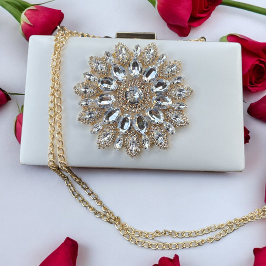 Kamar offwhite wedding purse