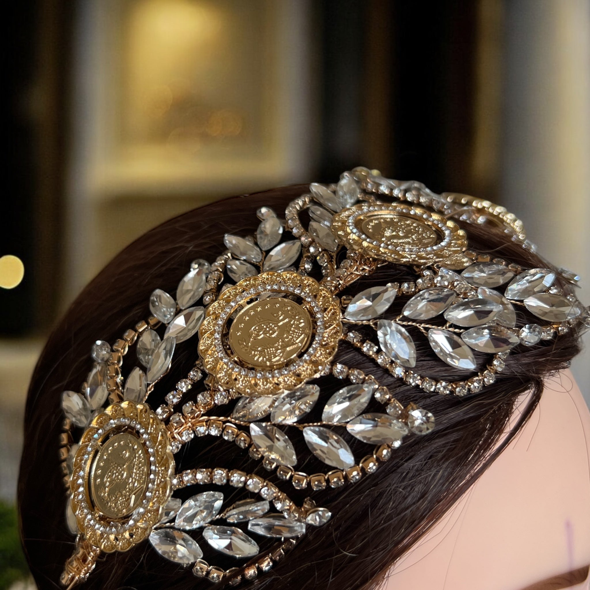 Rafah II six coins two sides headpiece