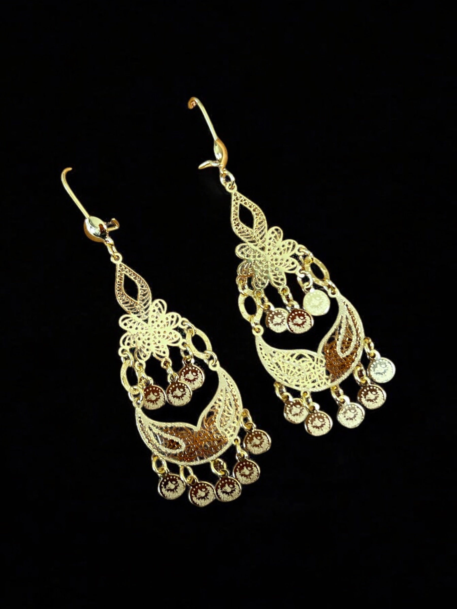 Telfit Drop gold earrings