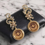 Lifta II Gold flower earrings