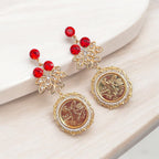 Baqa al-Gharbiya II 50 Pesos earrings