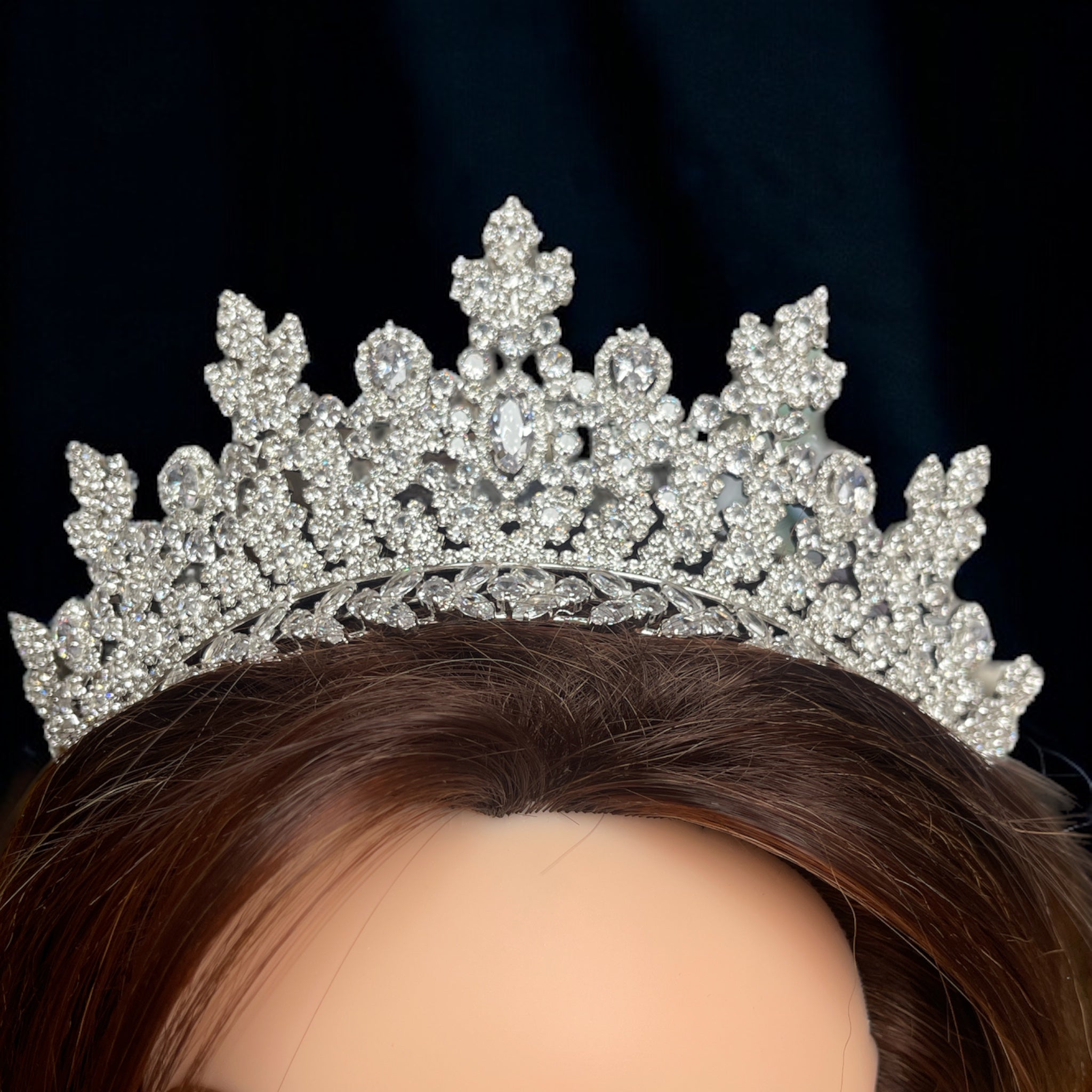 Nablus Bridal crystal crown