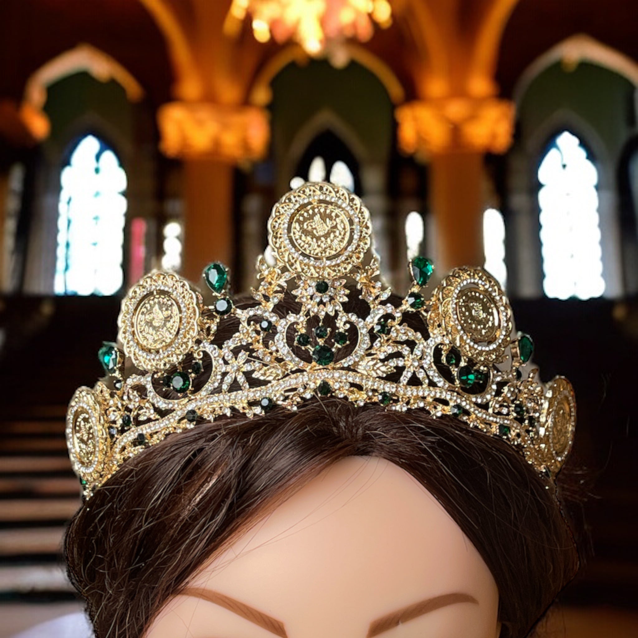 Bayt Jala Gold and Green crown