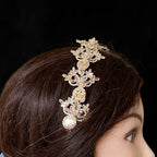Majdal Shams Zircon and coins headpiece