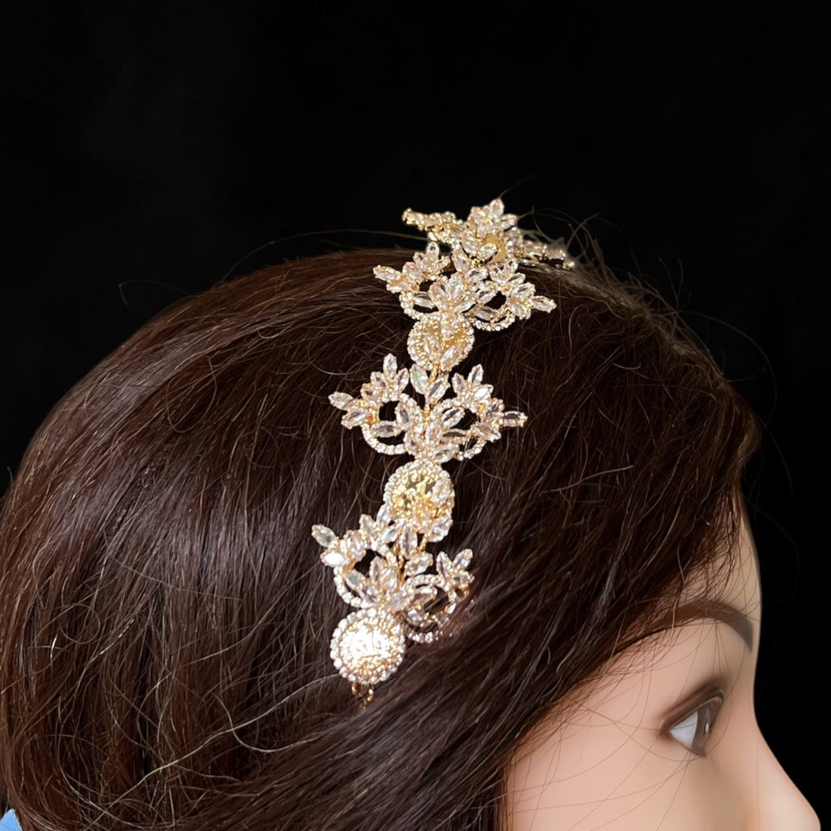 Majdal Shams Zircon and coins headpiece