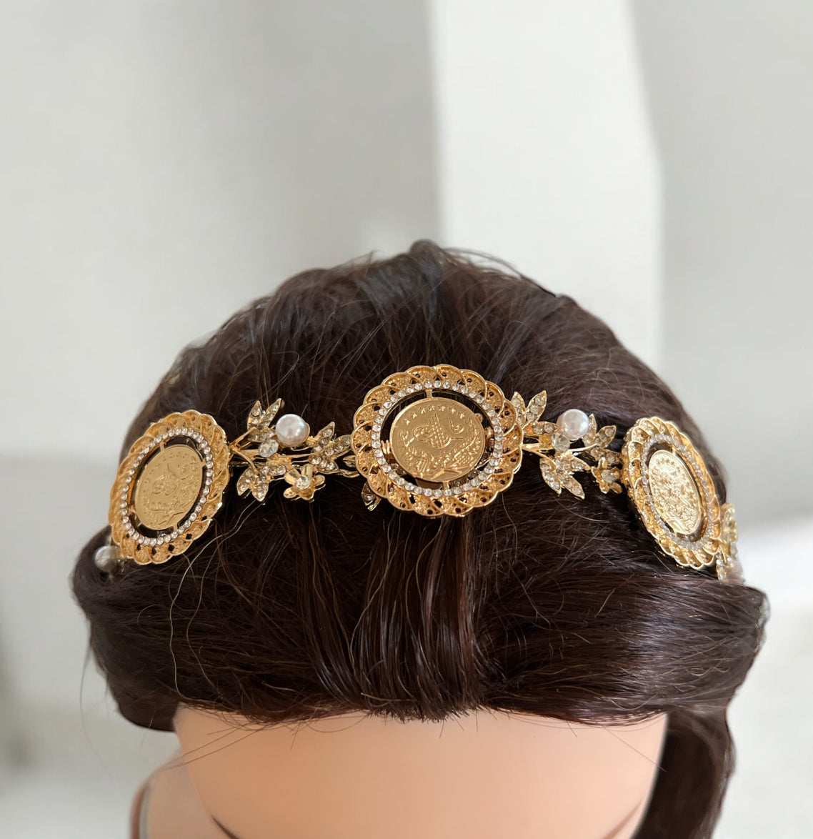 Beitillu three coins Gold Headpiece