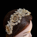 Al-Muzayri'a five coins crystal Gold headpiece