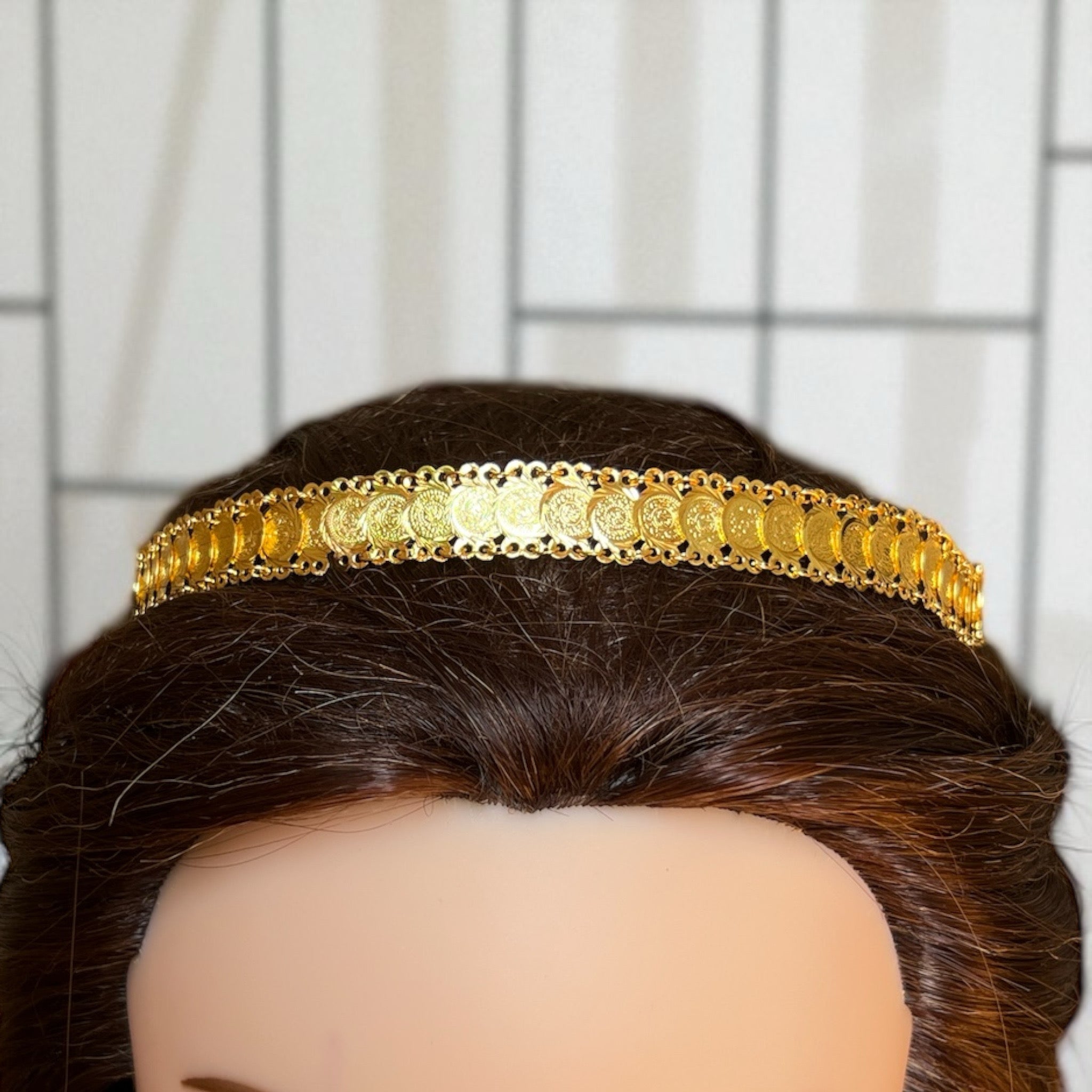 Dimra stacked mini coins headband