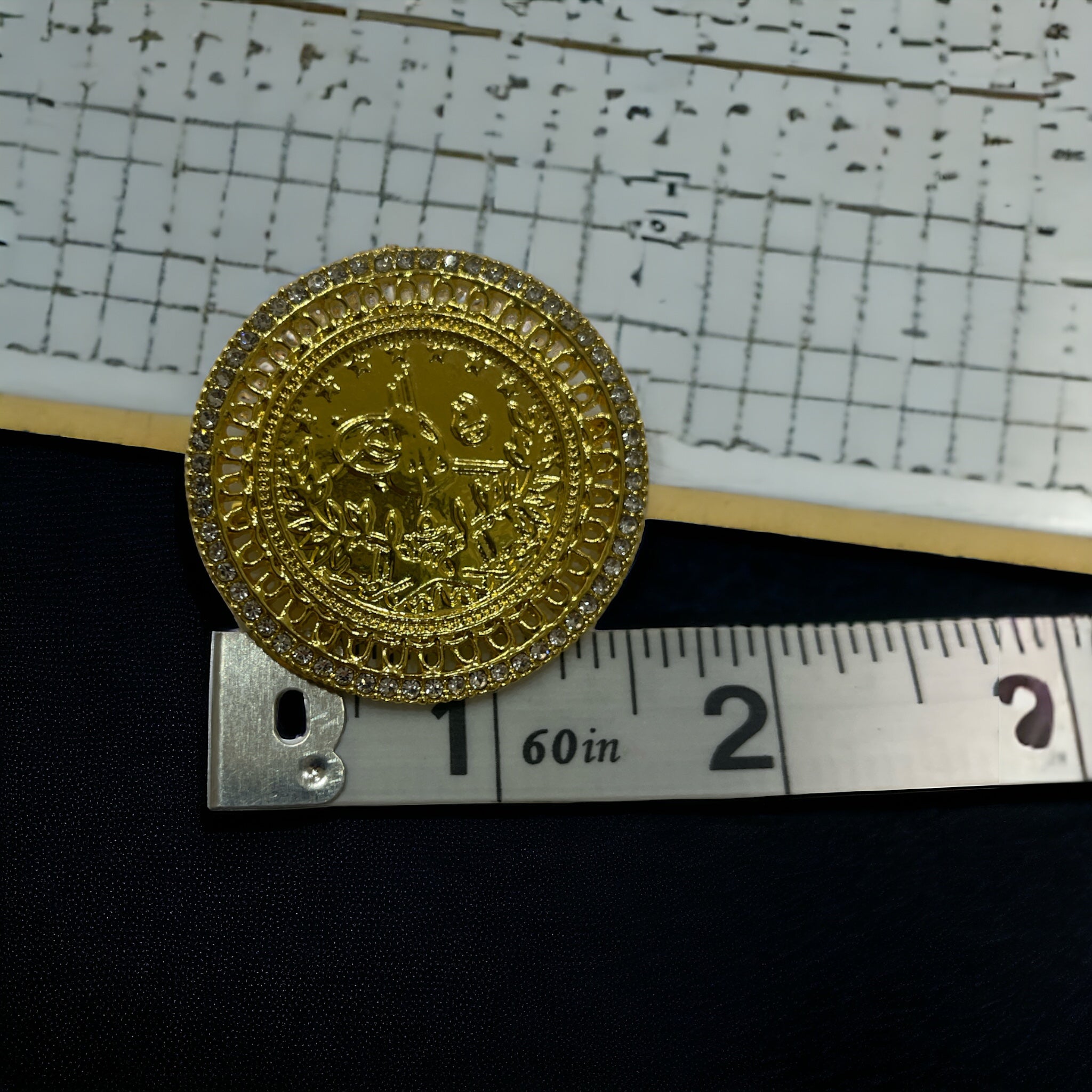 Ayn Siniya Lira coin gold brooch design High-quality Jewelry