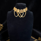 Beit Daras ounces choker Pleated Gold 21K Pleated