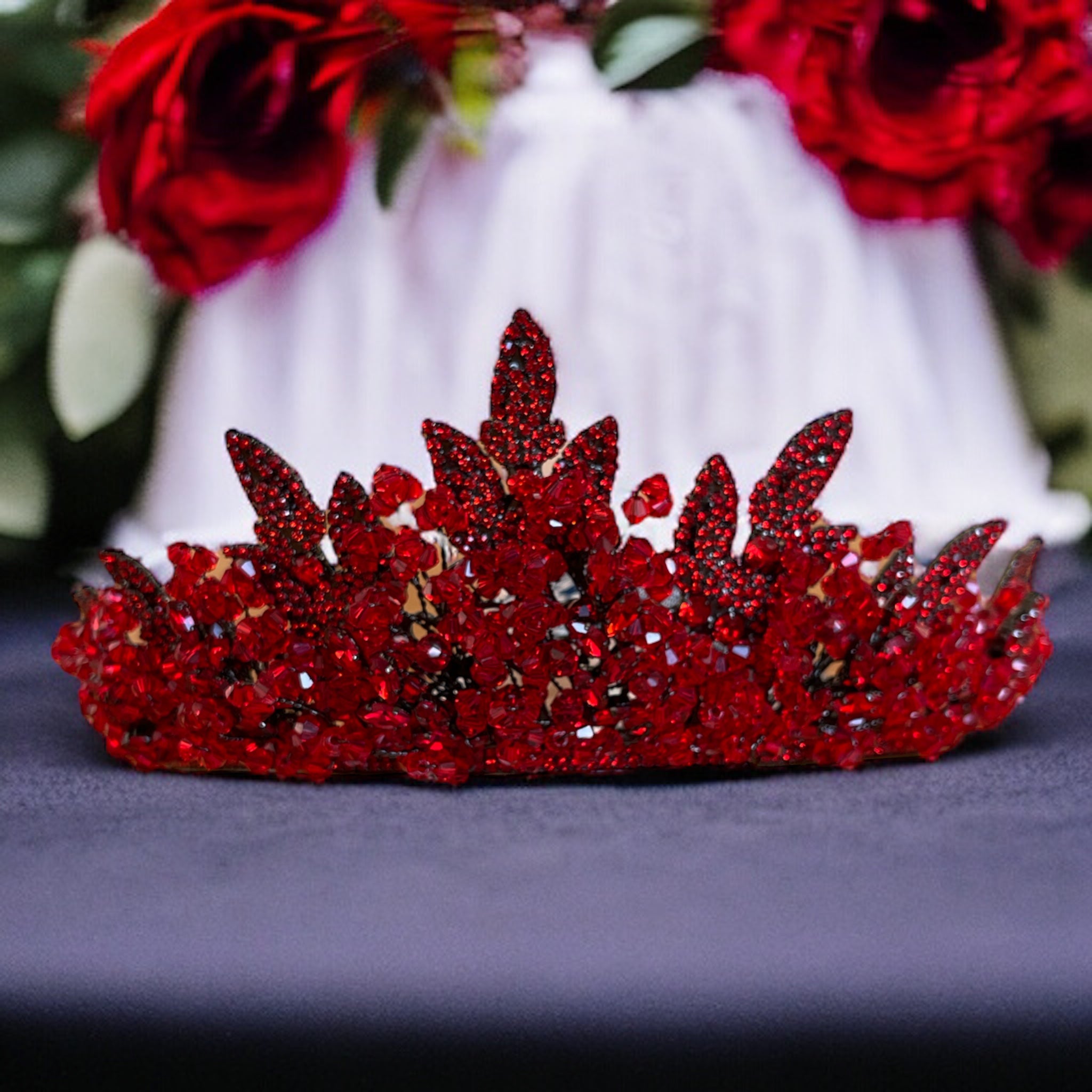Beit Hanina Bridal Red Crown