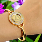 Yarmouk 18K pleated bracelet