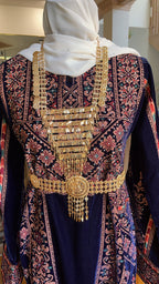 Rummana necklace and belt set