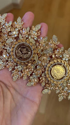 Khirbat Jiddin five coins honey and gold headpiece