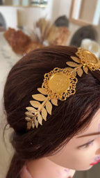 Bayt Lid three Big coins headband