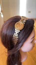 Al-Qastal Big lira Gold headband