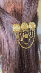 Al-Suwayda three coin hair clip