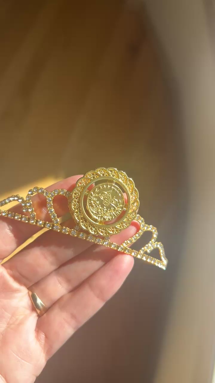 Ajwan Coin Gold Crown