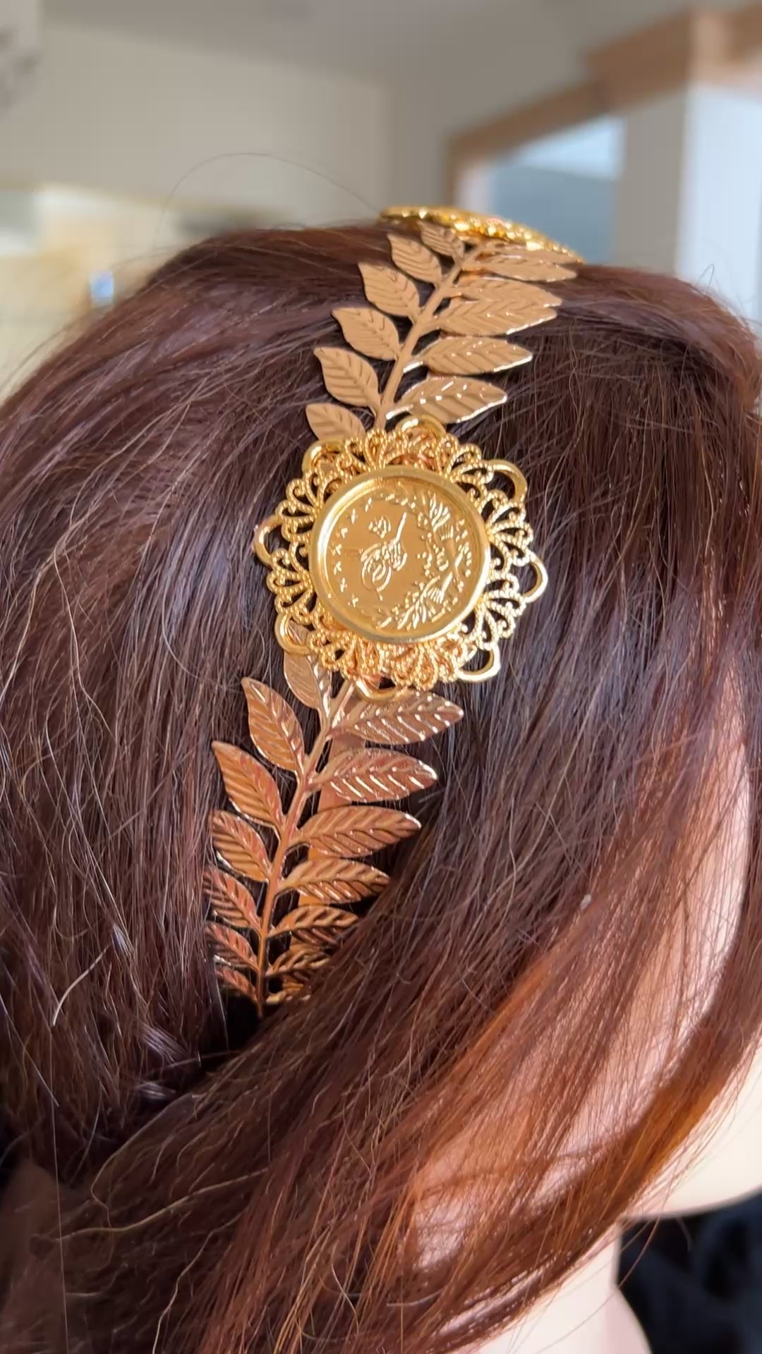 Al-Kabri ll three big coins headband