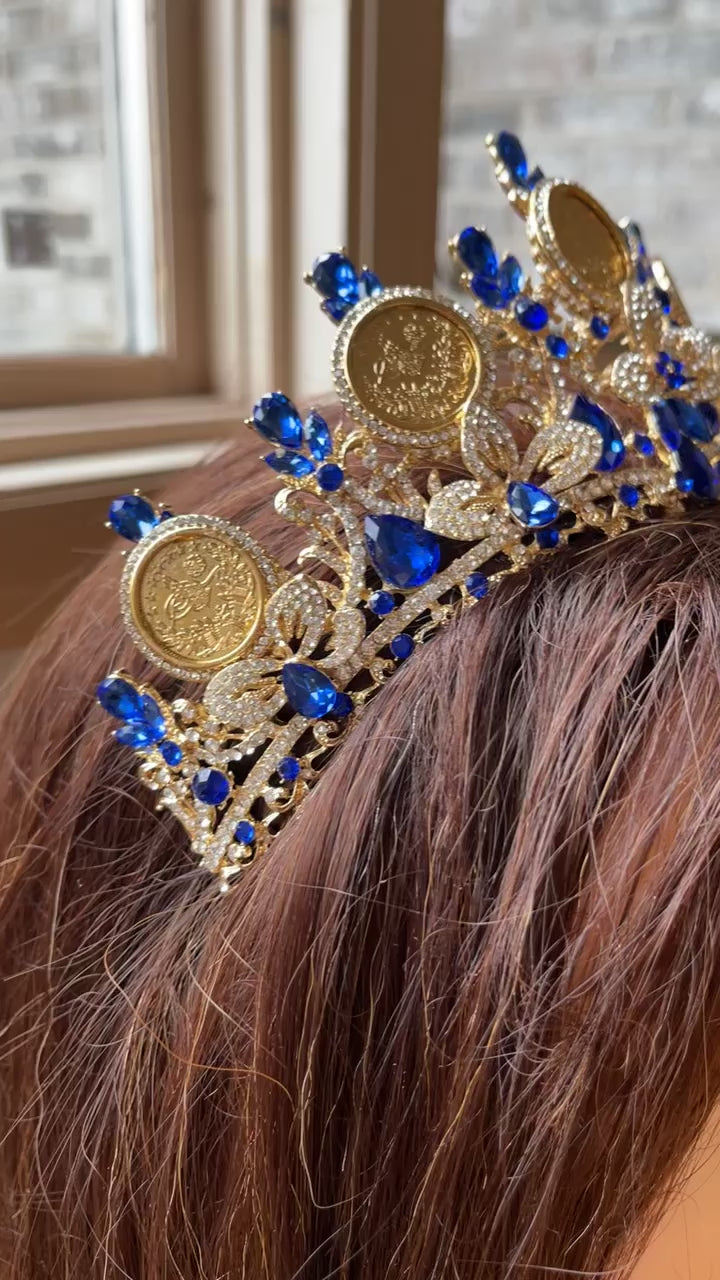Deir Dibwan blue crown