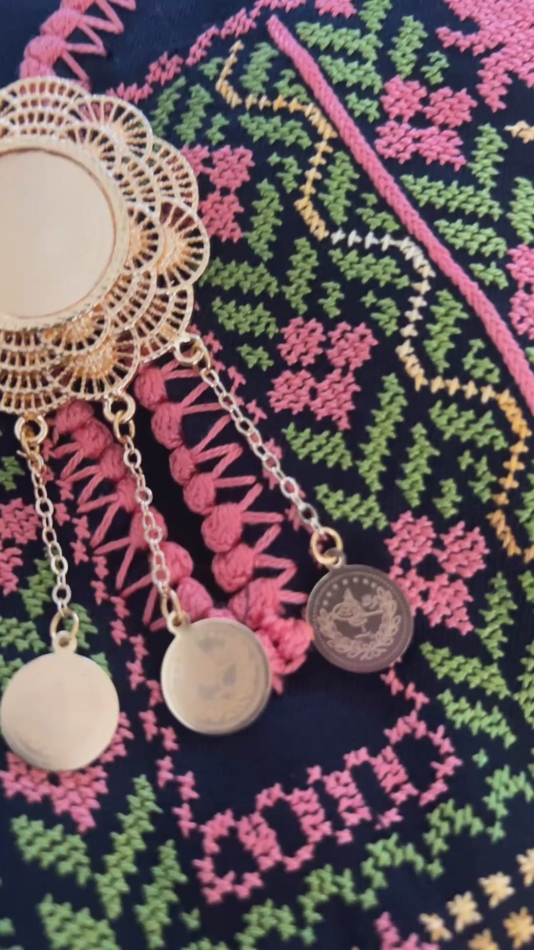 Der sharf big coin brooch / Pin