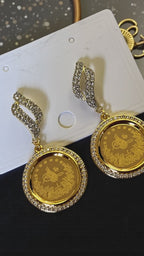 Western Buqei'a coin earrings