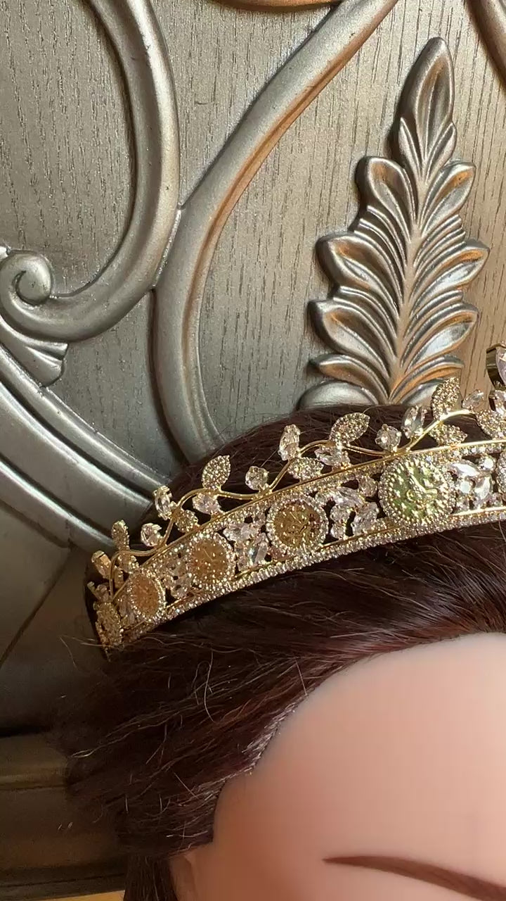 Dayr Aban mini coins Gold tiara
