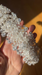 Jayyous Zircon Stone And Crystal Bead Pearl Hair Accessories