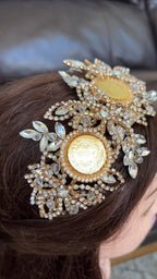 Qalunya four coins crystal headpiece