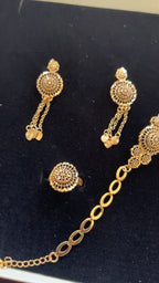 Beit Hanoun 4pcs pleated gold set