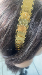 Turmussaya lira stacked headpiece