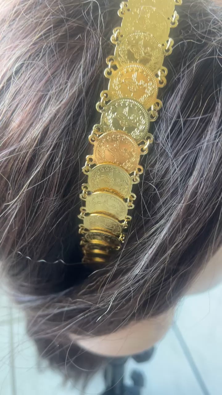 Turmussaya lira stacked headpiece
